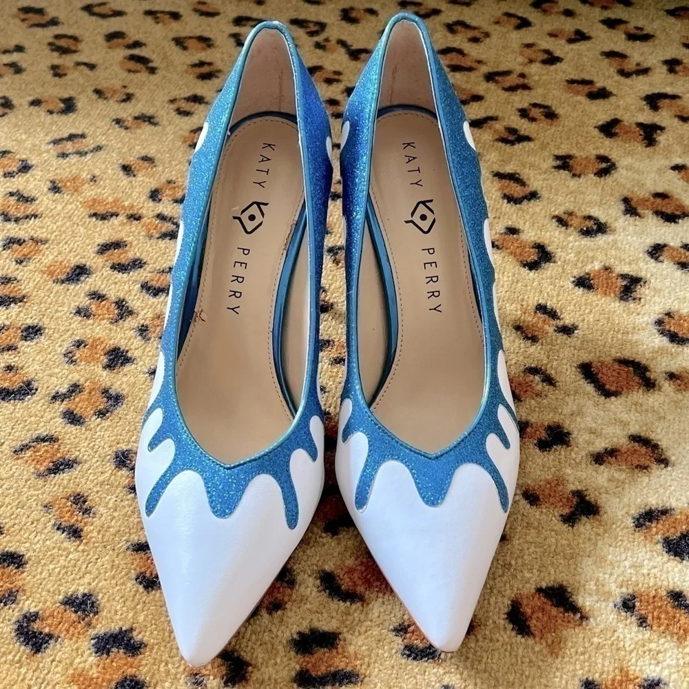 Katy Perry Collections The Cecilia Ocean Blue Stiletto Pump
